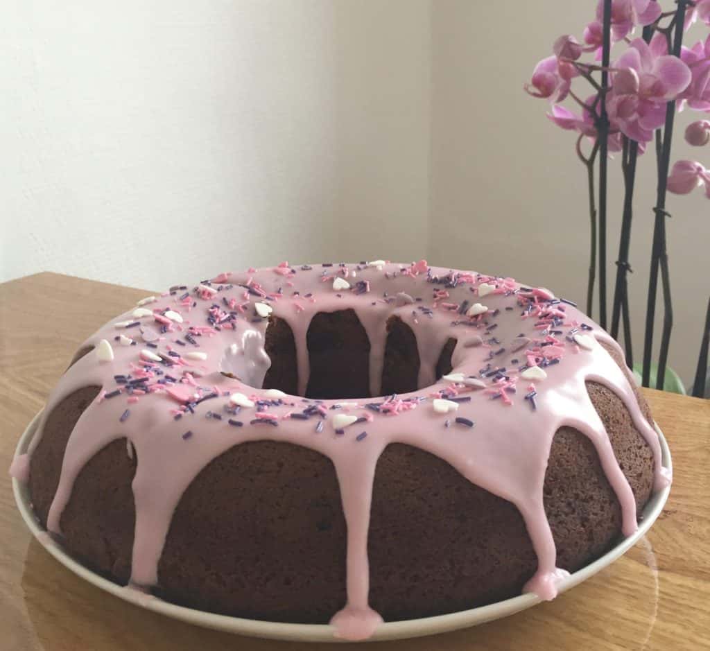 donut chokoladekage