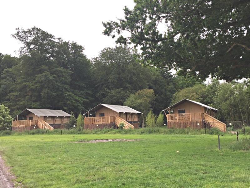 Knuthenborg Camp. Overnatning på savannen