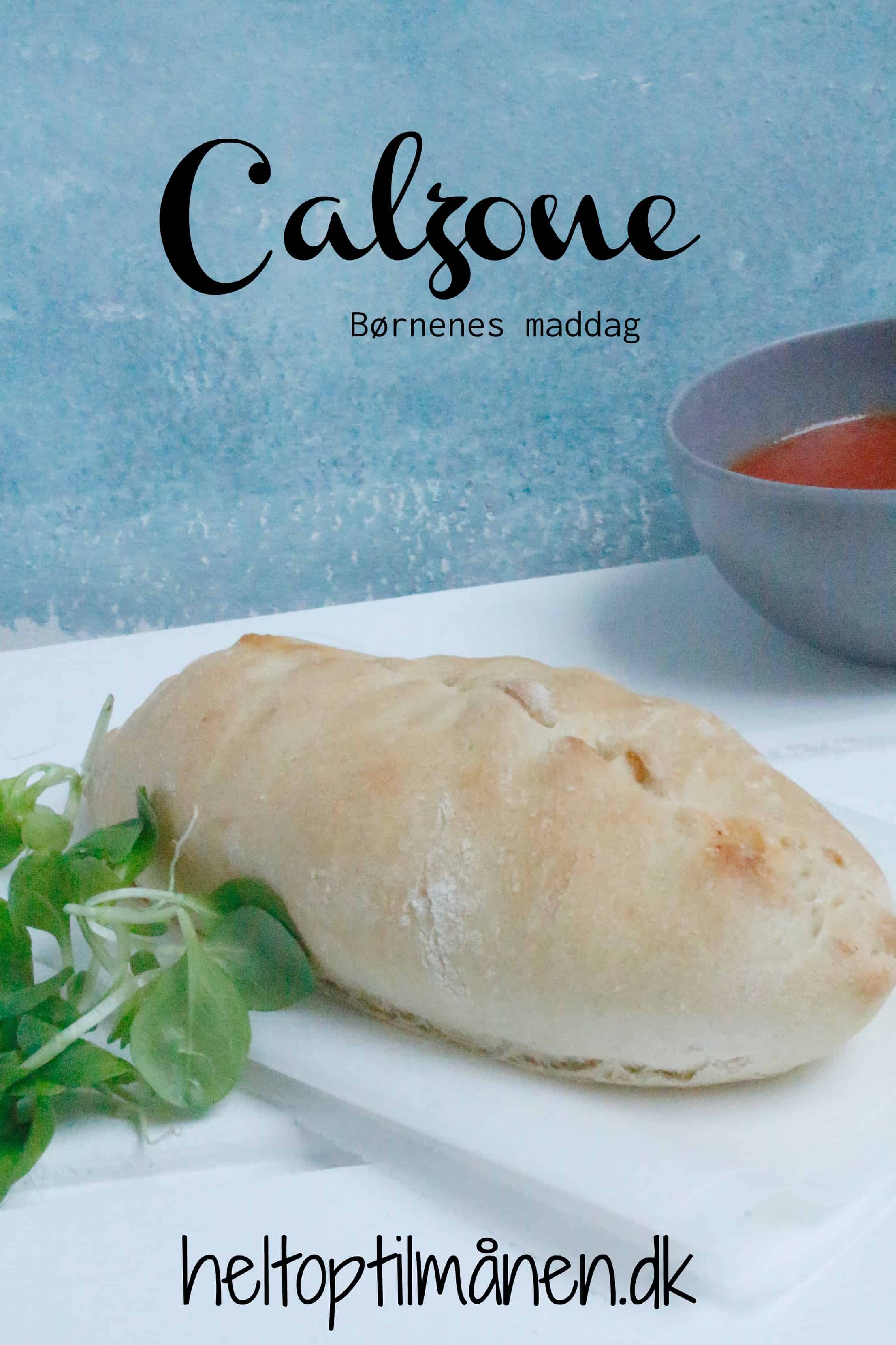 Calzone med spaghetti og kødsovs