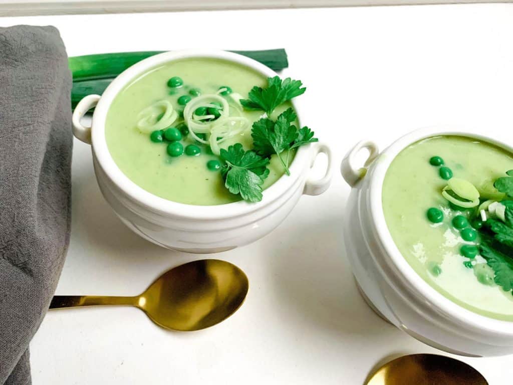 Porrersuppe med ærter