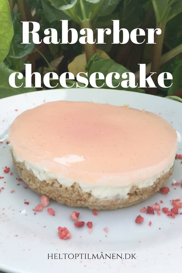 Rabarber cheesecake