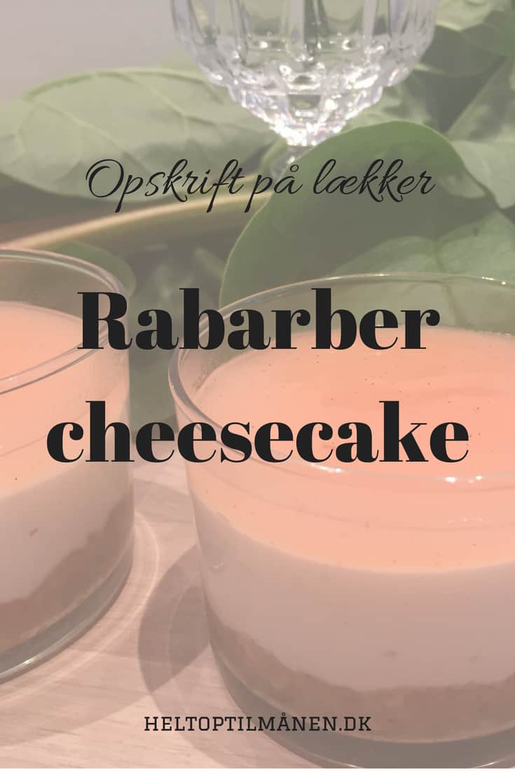 Rabarber cheesecake