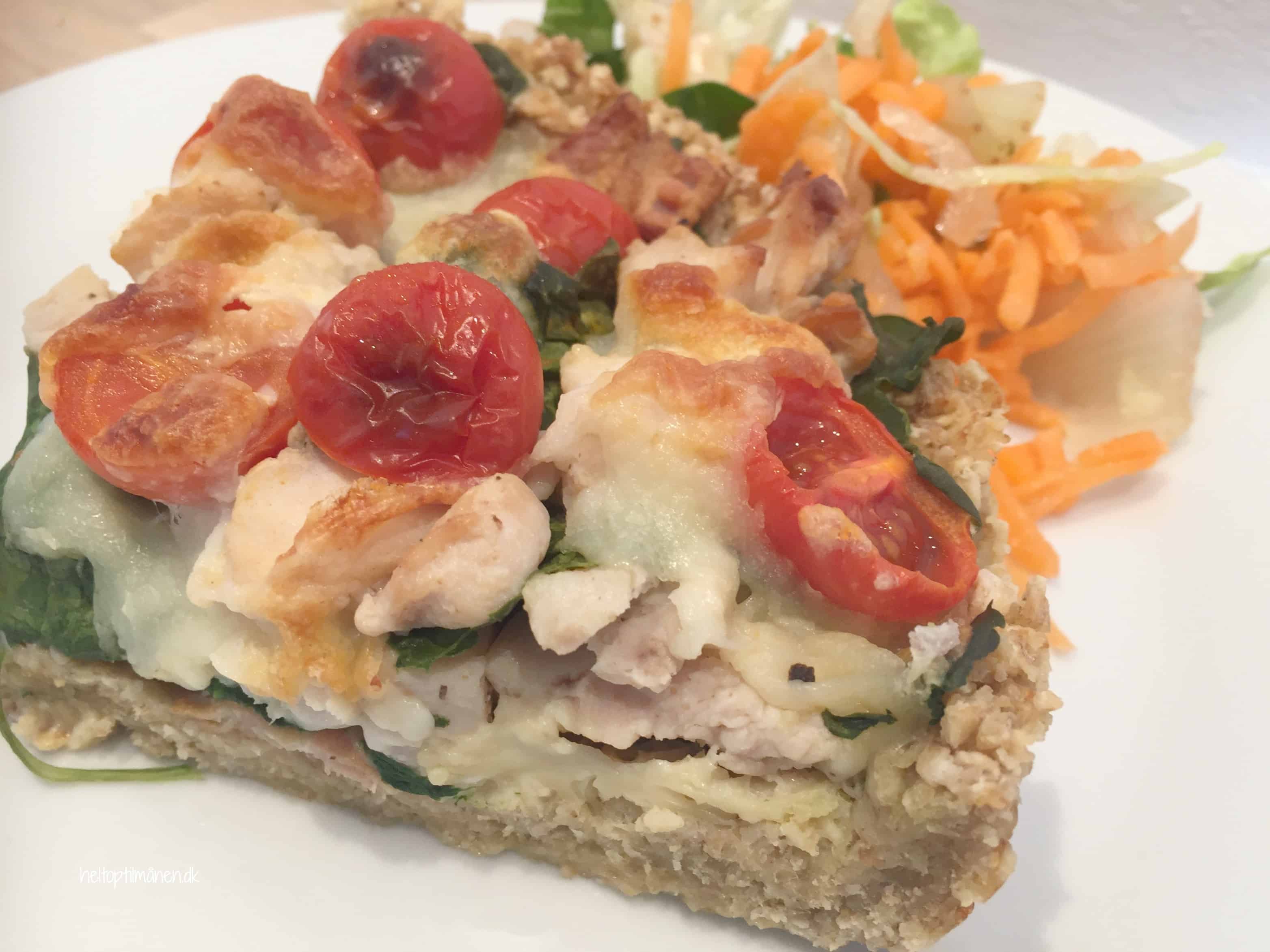 Tærte med havregrynsbund