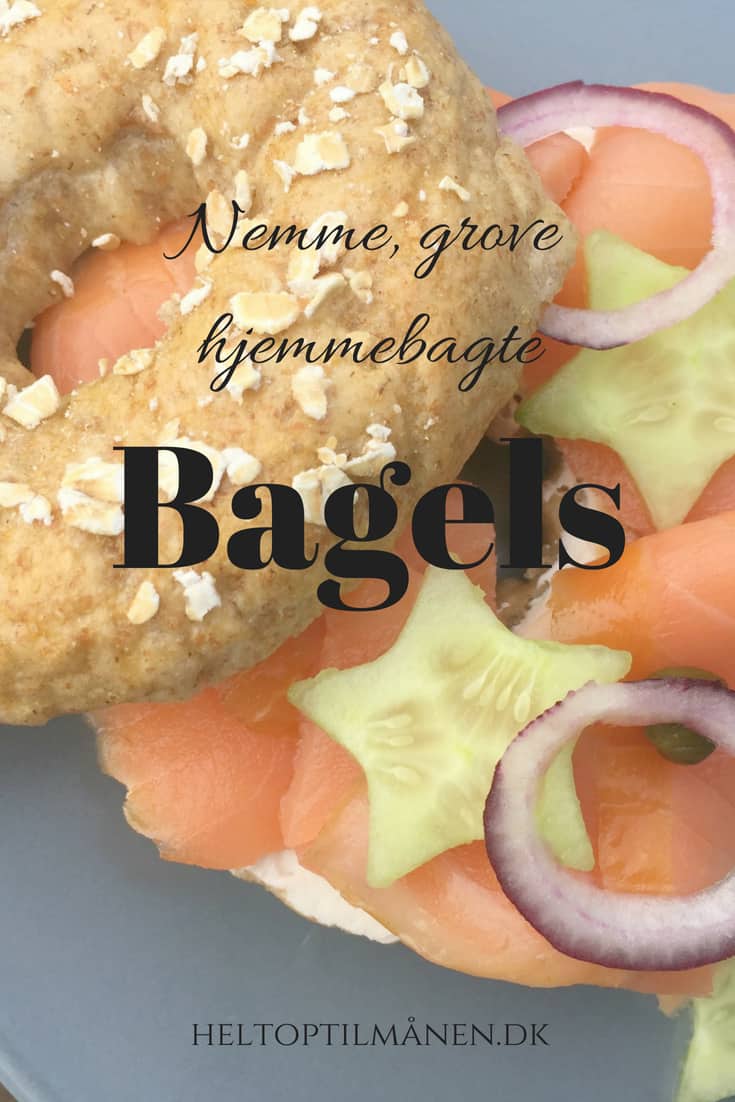 Opskrift på nemme, grove bagels