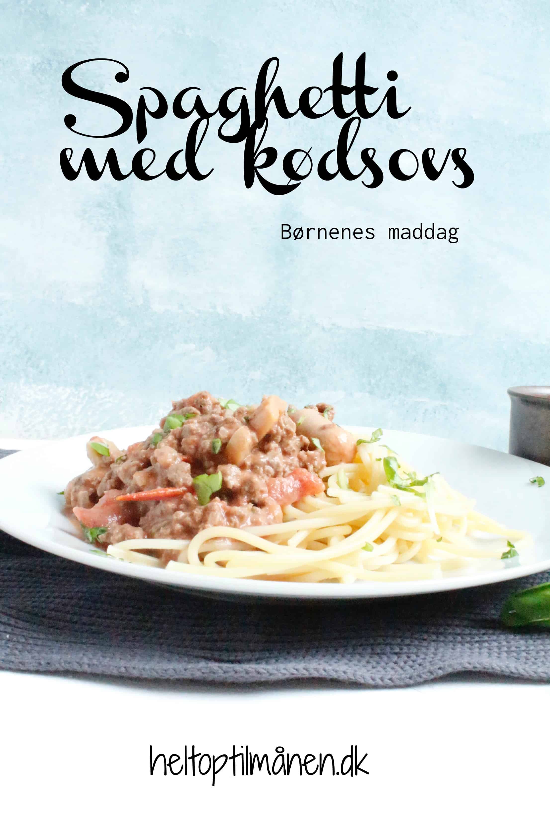 Spaghetti med kødsovs
