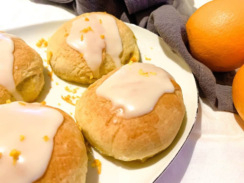 Fastelavnsboller med appelsincreme